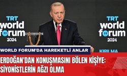 Erdoğan'dan Konuşmasını Bölen Kişiye: Siyonistlerin Ağzı Olma