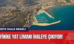 Finike Yat Limanı İhaleye Çıkıyor