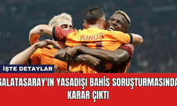 Galatasaray'ın Yasadışı Bahis Soruşturmasında Karar Çıktı