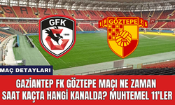 Gaziantep FK Göztepe Maçı Ne Zaman Saat Kaçta Hangi Kanalda? Muhtemel 11'ler