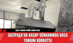 Gazipaşa’da Kasap Dükkanında Baca Yangını Korkuttu