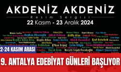 9. Antalya Edebiyat Günleri Başlıyor