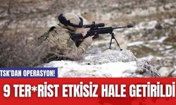 TSK'dan Operasyon! 9 Ter*rist Etkisiz Hale Getirildi