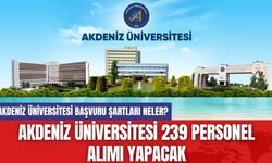 Akdeniz Üniversitesi 239 Personel Alımı Yapacak