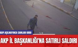 AKP İl Başkanlığı'na Satırlı Saldırı