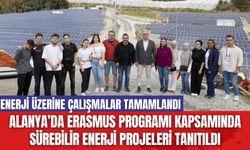 Alanya’da Erasmus Programı Kapsamında Sürebilir Enerji Projeleri Tanıtıldı