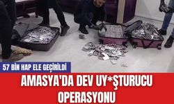 Amasya'da Dev Uy*şturucu Operasyonu: 57 Bin Hap Ele Geçirildi