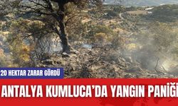 Antalya Kumluca’da Yangın Paniği