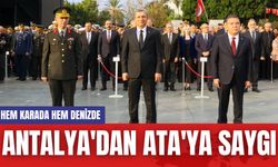 Antalya'dan Ata'ya Saygı