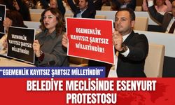 Belediye Meclisinde Esenyurt Protestosu