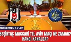 Beşiktaş Maccabi Tel Aviv Maçı Ne Zaman? Hangi Kanalda?