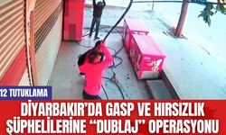 Diyarbakır’da Gasp Ve Hırsızlık Şüphelilerine “Dublaj” Operasyonu: 12 Tutuklama