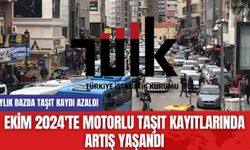 Ekim 2024'te Motorlu Taşıt Kayıtlarında Artış Yaşandı