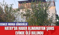 Hatay'da Haber Alınamayan Şahıs Evinde Ölü Bulundu