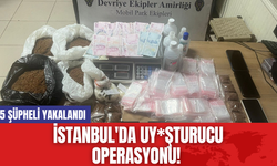 İstanbul'da Uy*şturucu Operasyonu! 5 Şüpheli Yakalandı