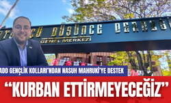 ADD Gençlik Kolları’ndan Nasuh Mahruki’ye Destek: “Kurban Ettirmeyeceğiz”