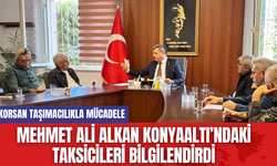 Mehmet Ali Alkan Konyaaltı’ndaki Taksicileri Bilgilendirdi