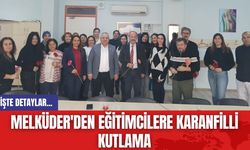 MELKÜDER'den Eğitimcilere Karanfilli Kutlama