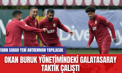 Okan Buruk Yönetimindeki Galatasaray Taktik Çalıştı