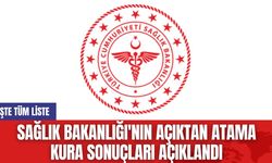 Sağlık Bakanlığı'nın Açıktan Atama Kura Sonuçları Açıklandı