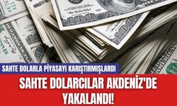 Sahte dolarcılar Akdeniz'de yakalandı!