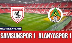 Samsunspor 1  Alanyaspor 1