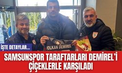 Samsunspor Taraftarları Demirel’i Çiçeklerle Karşıladı