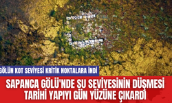 Sapanca Gölü'nde Su Seviyesinin Düşmesi Tarihi Yapıyı Gün Yüzüne Çıkardı