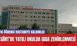 Siirt’de Yatılı Okulda Gıda Zehirlenmesi: 16 Öğrenci Hastaneye Kaldırıldı