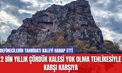 Tokat'taki 2 Bin Yıllık Çördük Kalesi Yok Olma Tehlikesiyle Karşı Karşıya