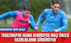 Trabzonspor Adana Demirspor Maçı Öncesi Hazırlıklarını Sürdürüyor