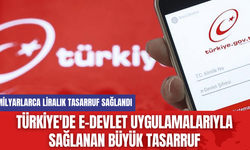 Türkiye'de e-Devlet Uygulamalarıyla Sağlanan Büyük Tasarruf