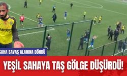 Yeşil Sahaya Taş Gölge Düşürdü! Saha Savaş Alanına Döndü