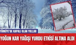 Yoğun Kar Yağışı Yurdu Etkisi Altına Aldı: Türkiye’de Kapalı Olan Yollar