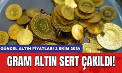 Gram altın sert çakıldı! Güncel altın fiyatları 2 Ekim 2024