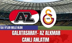 CANLI ANLATIM | GALATASARAY - AZ ALKMAR MAÇI... İLK 11' LER BELLİ OLDU