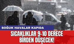 Soğuk Havalar Kapıda: Sıcaklıklar 9 Derece Birden Düşecek!