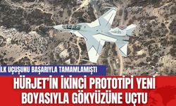 HÜRJET’in İkinci Prototipi Yeni Boyasıyla Gökyüzüne Uçtu