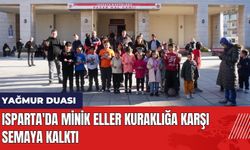 Isparta'da Yağmur Duası! Minik Eller Kuraklığa Karşı Semaya Kalktı