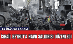 İsrail Beyrut'a Hava Saldırısı Düzenledi