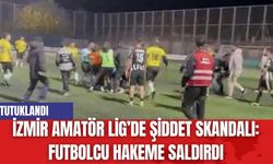 İzmir Amatör Lig’de Şiddet Skandalı: Futbolcu Hakeme Saldırdı, Tutuklandı