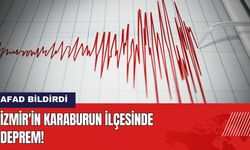 İzmir'in Karaburun İlçesinde Deprem!