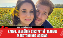 Karsu, Bebeğinin Cinsiyetini İstanbul Maratonu'nda Açıkladı