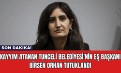 Kayyım Atanan Tunceli Belediyesi'nin Eş Başkanı Birsen Orhan Tutuklandı