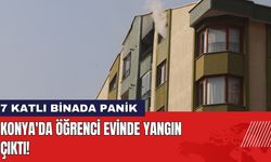 Konya'da Öğrenci Evinde Yangın Çıktı