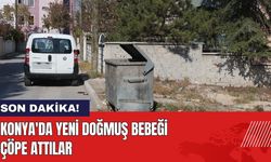 Konya'da Yeni Doğmuş Bebeği Çöpe Attılar