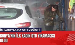 Konya'nın İlk Kadın Oto Yıkamacısı Oldu