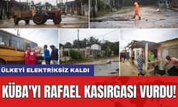 Küba'yı Rafael Kasırgası vurdu! Ülkeyi elektriksiz kaldı