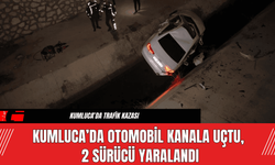 Kumluca’da Otomobil Kanala Uçtu, 2 Sürücü Yaralandı