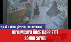 Kuyumcuyu önce darp etti sonra Soydu: 2 Şüpheli Tutuklandı